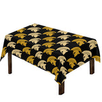 Spartan Warrior Helmet Pattern Print Tablecloth