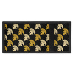 Spartan Warrior Helmet Pattern Print Trifold Wallet