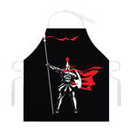 Spartan Warrior Print Adjustable Apron