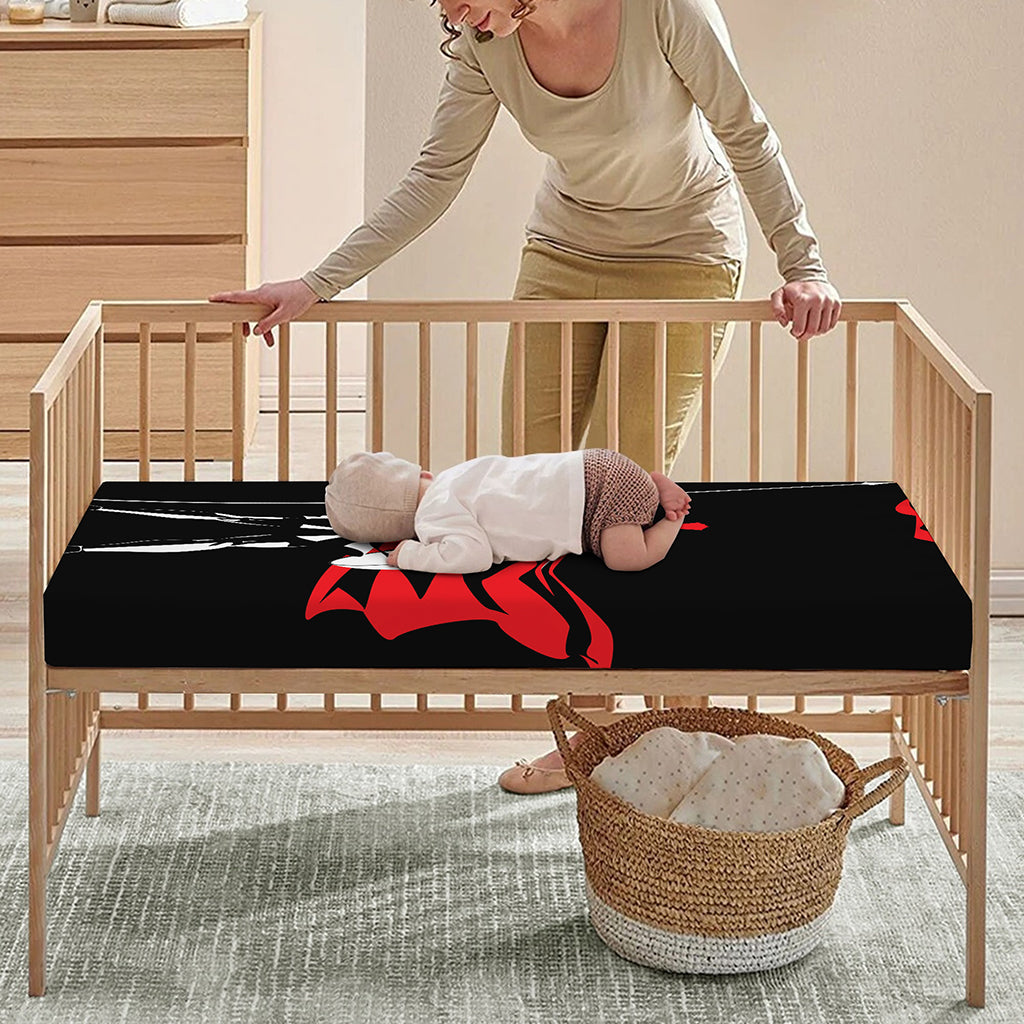 Spartan Warrior Print Baby Crib Sheet
