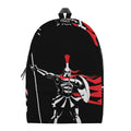 Spartan Warrior Print School Backpack