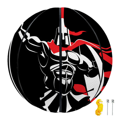 Spartan Warrior Print Basketball