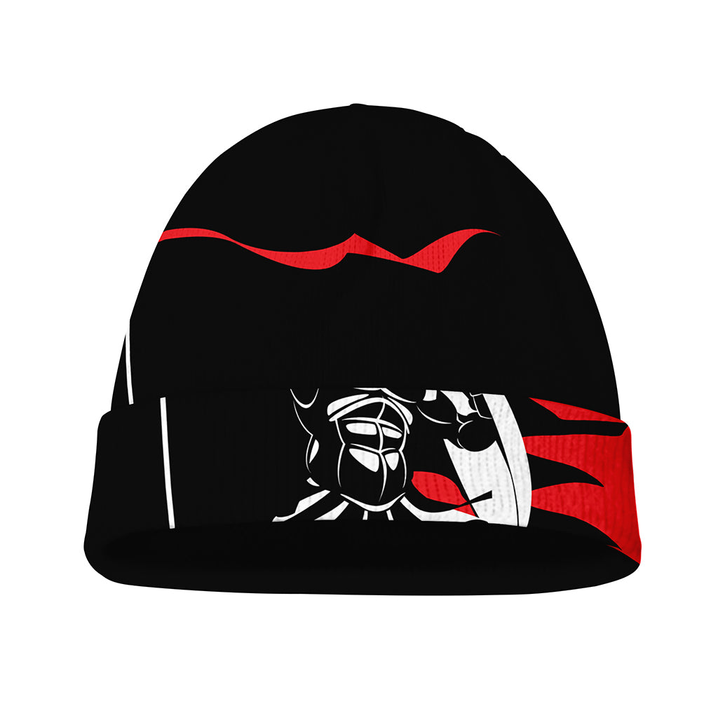 Spartan Warrior Print Beanie