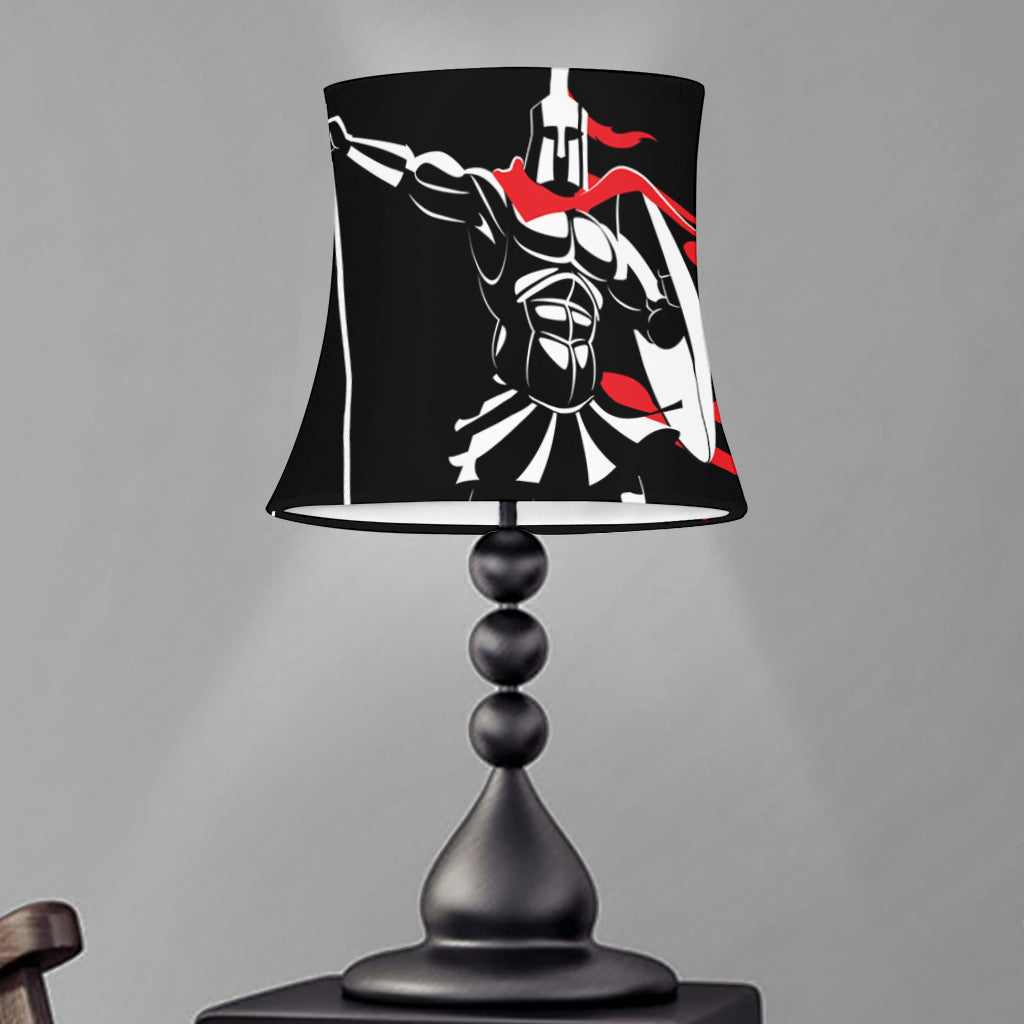 Spartan Warrior Print Bell Lamp Shade