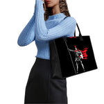 Spartan Warrior Print Canvas Tote Bag