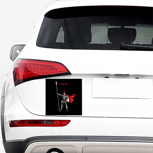Spartan Warrior Print Car Sticker