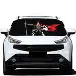 Spartan Warrior Print Car Windshield Snow Cover