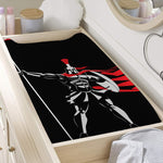 Spartan Warrior Print Changing Pad Cover