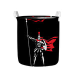 Spartan Warrior Print Collapsible Laundry Basket
