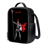 Spartan Warrior Print Crossbody Lunch Bag
