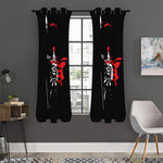 Spartan Warrior Print Curtain