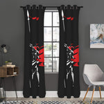 Spartan Warrior Print Curtain