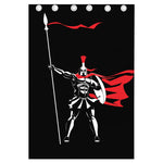 Spartan Warrior Print Curtain