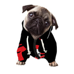 Spartan Warrior Print Dog Zip Up Hoodie