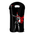 Spartan Warrior Print Double Neoprene Wine Tote