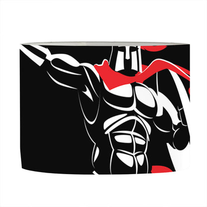 Spartan Warrior Print Drum Lamp Shade