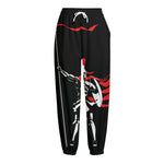 Spartan Warrior Print Fleece Lined Knit Pants