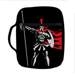 Spartan Warrior Print Front Pocket Bible Bag