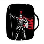 Spartan Warrior Print Front Pocket Bible Bag