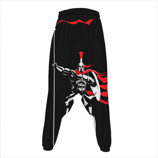 Spartan Warrior Print Hammer Pants