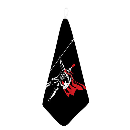 Spartan Warrior Print Hand Towel
