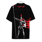 Spartan Warrior Print Hawaiian Shirt