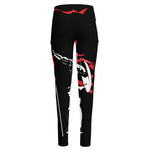 Spartan Warrior Print High-Waisted Pocket Leggings