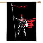 Spartan Warrior Print House Flag