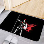 Spartan Warrior Print Indoor Door Mat
