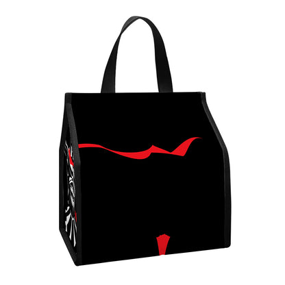 Spartan Warrior Print Insulated Lunch Tote