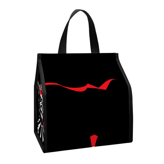 Spartan Warrior Print Insulated Lunch Tote