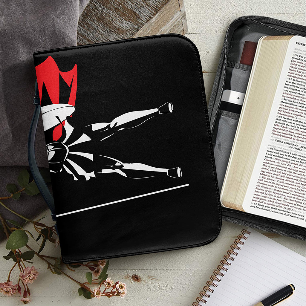Spartan Warrior Print Leather Bible Cover