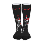 Spartan Warrior Print Long Socks