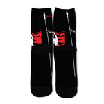 Spartan Warrior Print Long Socks