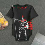 Spartan Warrior Print Men's Bodysuit