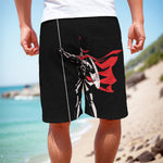 Spartan Warrior Print Men's Cargo Shorts