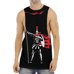 Spartan Warrior Print Men's Muscle Tank Top