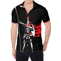 Spartan Warrior Print Men's Shirt