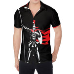 Spartan Warrior Print Men's Shirt