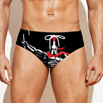 Spartan Warrior Print Men's Swim Briefs