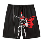 Spartan Warrior Print Men's Swim Trunks