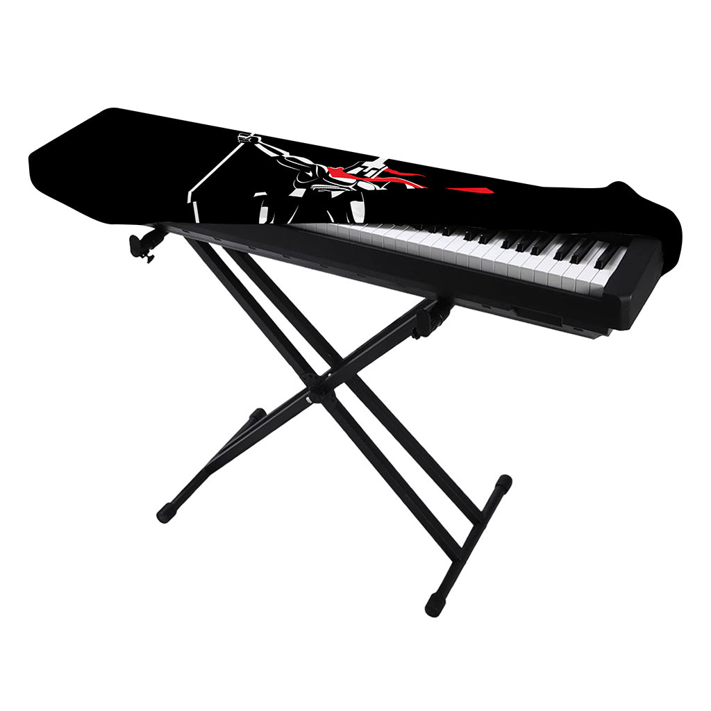 Spartan Warrior Print Piano Keyboard Cover