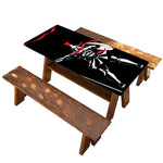 Spartan Warrior Print Picnic Table Cover