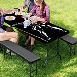 Spartan Warrior Print Picnic Table Cover