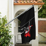 Spartan Warrior Print Polyester Flag