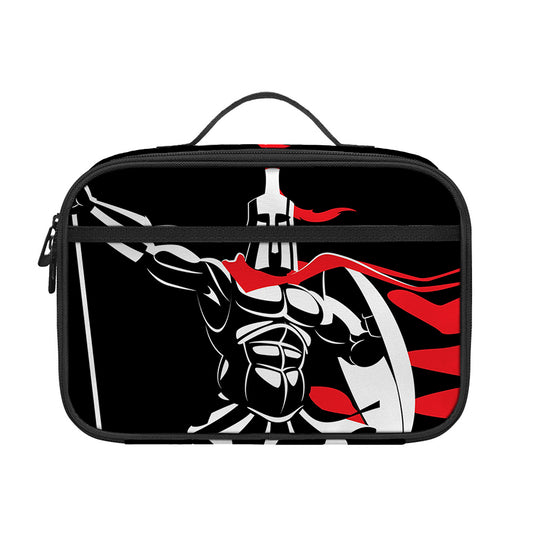 Spartan Warrior Print Portable Lunch Bag