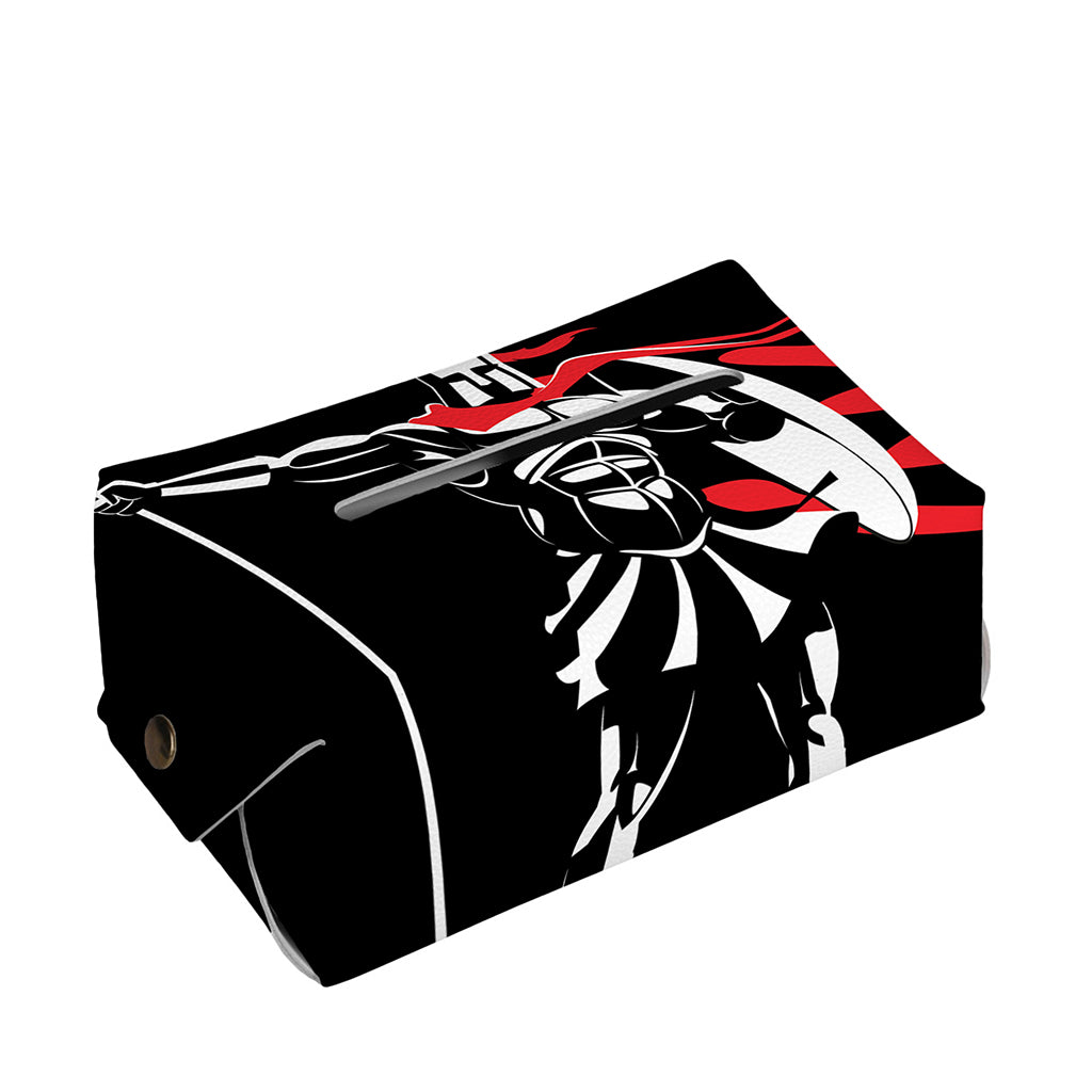 Spartan Warrior Print Rectangle Tissue Box Cover