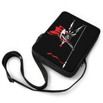 Spartan Warrior Print Rectangular Crossbody Bag