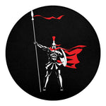 Spartan Warrior Print Round Blanket