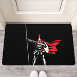 Spartan Warrior Print Rubber Doormat